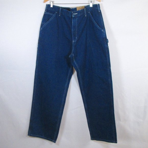 Carhartt Original Fit Mens Work Dungarees 38x30 Blue NWT Great Condition… - Picture 1 of 6